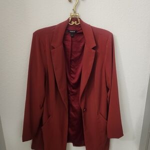 Torrid Red Blazer